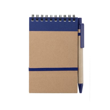 Ecocard - Hardcover-Abdeckung. 70 Blätter. Reclycling Pappe Kugelschre