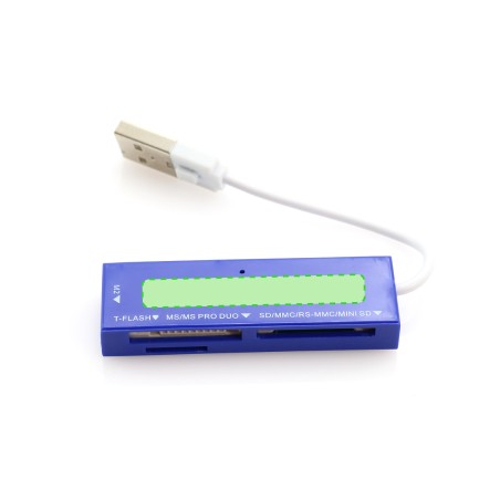 Hades - USB 2.0. Karten: M2, MS Duo, MS Pro Duo, MS, MS Pro, MicroSD, MiniSD, RS MMC, SD, MMC