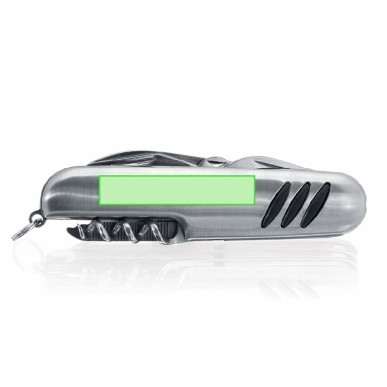 Kolmi - 10 Funktionen. Polyester Etui | Aluminium/ Rostfreier Stahl