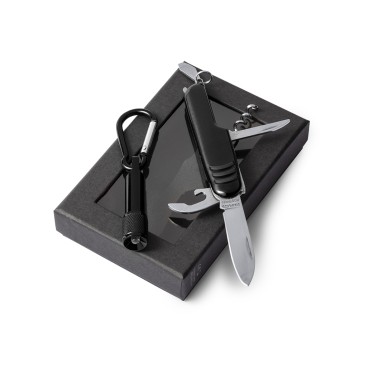 Sufli - Lampe 1 Led. Taschenmesser 7 Funktionen. Knopfzellen Inklusive