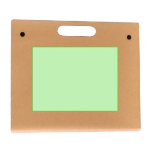 Kelem - 20 Blätter Notizblock. 25 Haftnotizen 7,4 x 7,4 cm. 125 Mini Haftnotizen 1,5 x 7,5 cm. Reclycling Pappe Kugelschreiber I