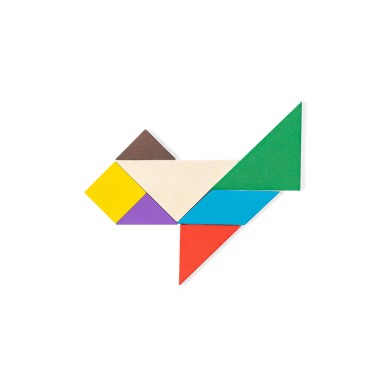 Tangram - 7 Stück | Holz