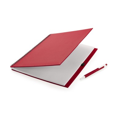 Tecnar - Hardcover-Abdeckung. 80 Blätter. Reclycling Pappe Kugelschrei