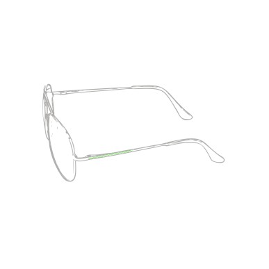 Kindux - Spiegeleffekt-Linsen. UV400 Schutz | Metall
