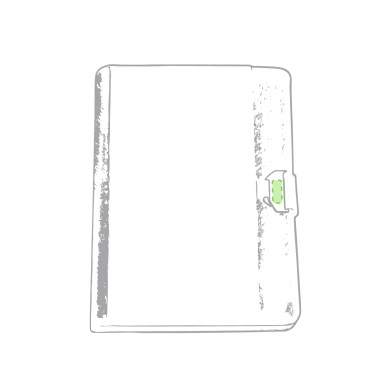 Bretux - 20 Blätter Notizblock | PU/ Polyester