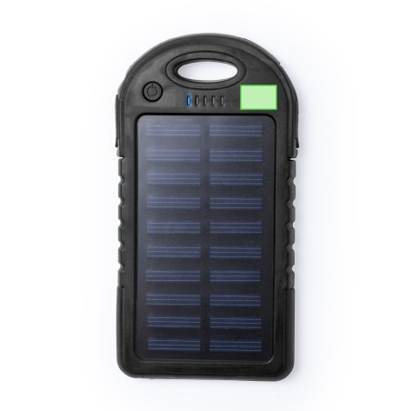 Lenard - 1 Led Blinkende. 4000 mAh. Solarladung. 2 USB Ausgänge. Micro USB Eingang