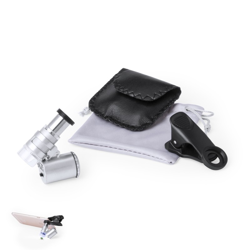 Dicson 60X - 2 Leds. Ultraviolettes Licht. Knopfzellen Inklusive. Polyester Etui | ABS/ Metall