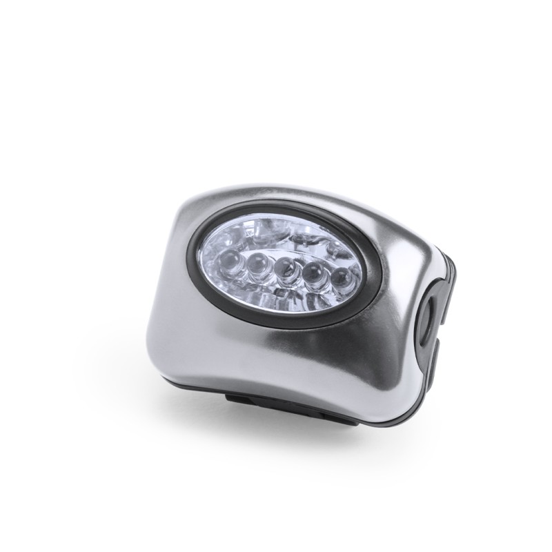 Lokys - 5 Leds. 3 Lichtpositionen, Festes und Blinkendes. 3 AAA Batterien Nicht im Lieferumfang | Aluminium
