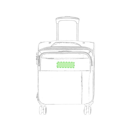 Zoidel - 8 Drehende Räder. Gepolsterte Laptoptasche. Sicherheitsverschluss | Nylon