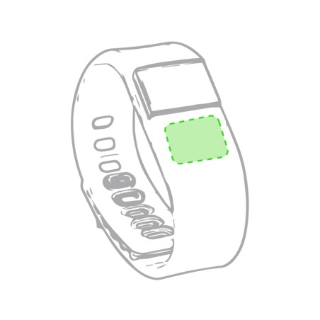 Wesly - Bluetooth Anschluss. 0,49" LCD Screen. Batterie 65 mAh | Silikonarmband