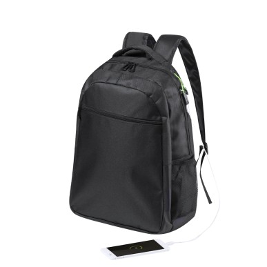 Halnok - USB Anschluss. Gepolsterte Laptoptasche und Tablet. Gepolster