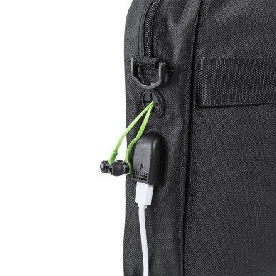 Baldony - USB Anschluss. Gepolsterte Laptoptasche und Tablet | Polyest