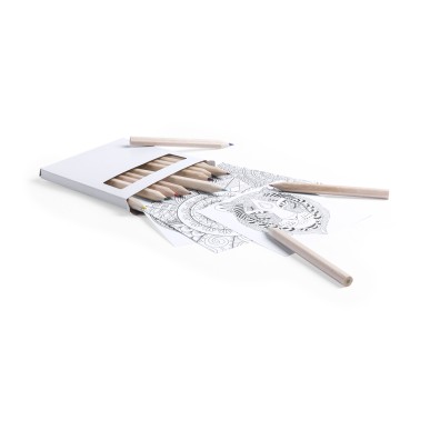 Boltex - 12 Stifte und 12 Seiten Inklusive | Pappe