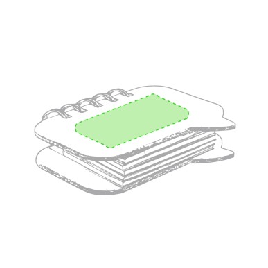 Lazza - 100 Haftnotizen 5,1 x 7,5 cm. 125 Mini Haftnotizen 1,5 x 5,1 c