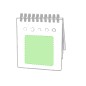 Diser - 50 Blätter. 15 Haftnotizen 4,4 x 7,5 cm. 75 Mini Haftnotizen 1,4 x 4,4 cm. Reclycling Pappe Kugelschreiber Inklusive | R
