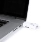 Domky - Bluetooth Anschluss. 3,5 mm Klinkenstecker. USB Anschluss. Ausziehbares Kabel