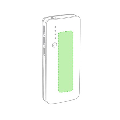 Kaprin - 1 Led. 10000 mAh. 3 Sorties USB. Entrée Micro USB. Câble Non 