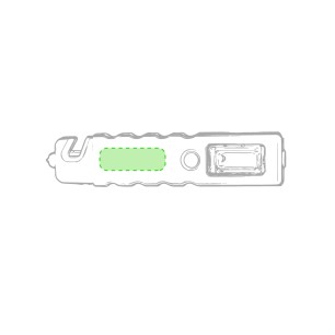 Laguel - 1 Led. 4 COB Lichter. 3 Lichtpositionen, Festes und Blinkendes. 3 Funktionen. Magnetisch. Knopfzellen Inklusive