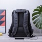 Ranley - USB Anschluss. Gepolsterte Laptoptasche und Tablet. Gepolsterter Rücken und Schultergurte. Sicherheitsverschluss | Poly