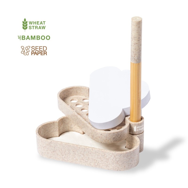 Samen Notizzettelbox  avec logo personnalisé Lezo Samen Notizzettelbox  avec logo personnalisé Lezo