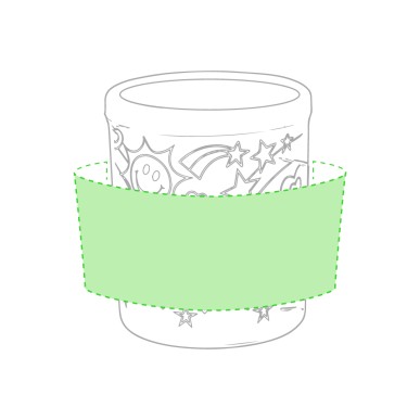 Fesient - 320 ml. 4 Crayons et 4 Feuilles Incluse | PS/PP