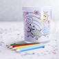 Fesient - 320 ml. 4 Crayons et 4 Feuilles Incluse | PS/PP Fesient - 320 ml. 4 Crayons et 4 Feuilles Incluse | PS/PP