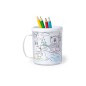 Fesient - 320 ml. 4 Crayons et 4 Feuilles Incluse | PS/PP Fesient - 320 ml. 4 Crayons et 4 Feuilles Incluse | PS/PP