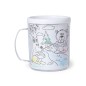 Fesient - 320 ml. 4 Crayons et 4 Feuilles Incluse | PS/PP Fesient - 320 ml. 4 Crayons et 4 Feuilles Incluse | PS/PP