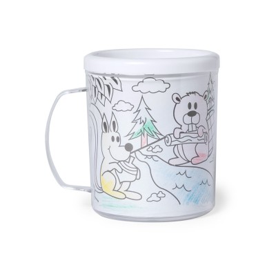 Fesient - 320 ml. 4 Crayons et 4 Feuilles Incluse | PS/PP