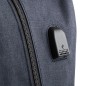 Haltrix - Connexion USB. Pochette Rembourrée pour Portable. Bretelles Rembourrées | Polyester 300D