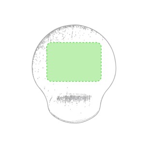 Minet - Gepolsterte Palmrest. Rutschfest | Polyester/ Gummi