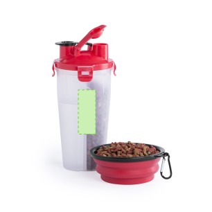 Matsen - Trinkflasche PP. 2 Abteilungen 450 ml. Faltbare Schüssel TPR