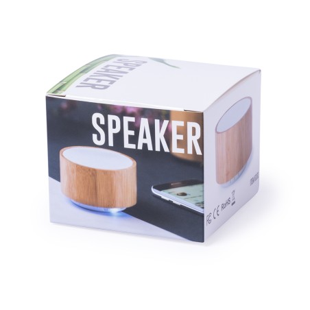 Denzel - Bluetooth Anschluss. Schallleistung 3W. Batterie 300 mAh | Bambus/ ABS