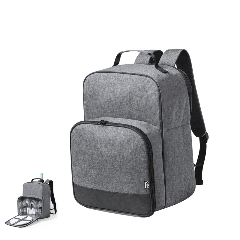 Kazor - 12 Stück. 2 Personen. Gepolsterter Rücken und Schultergurte | Polyester 600D RPET/ PEVA