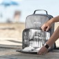 Kazor - 12 Stück. 2 Personen. Gepolsterter Rücken und Schultergurte | Polyester 600D RPET/ PEVA