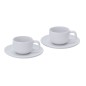 Freyat - 2 Tassen 85 ml. 2 Untersetzer | Keramik