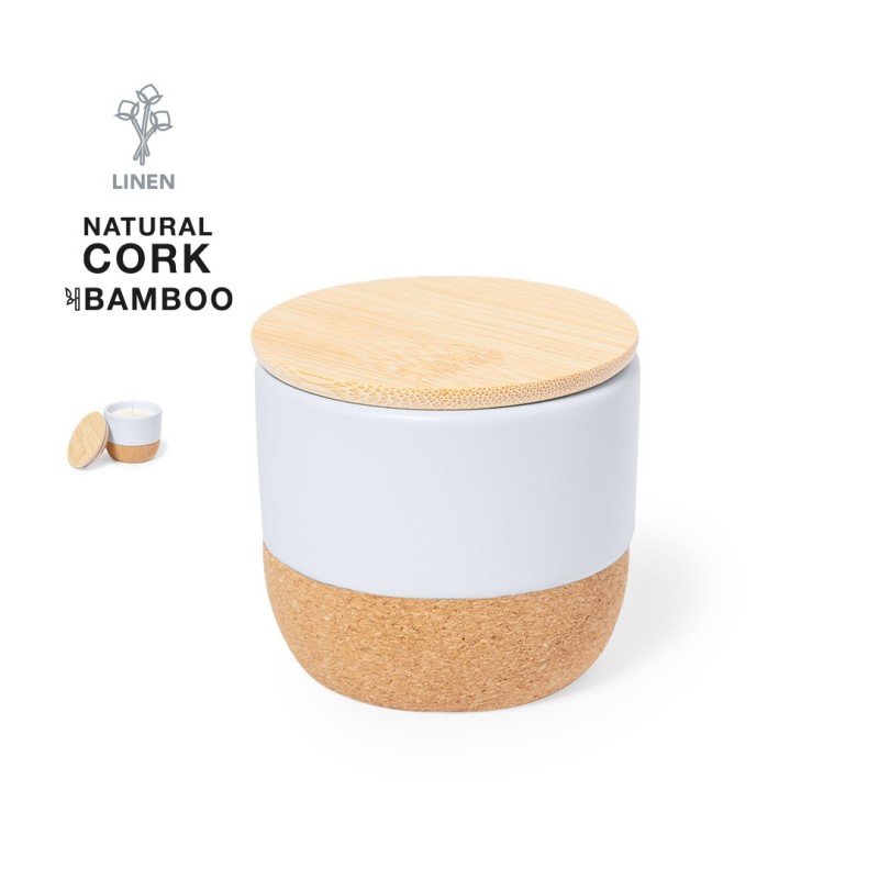 Duftkerze  avec impression Lavolia