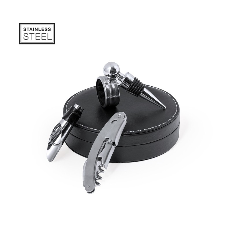 Wein Set  avec impression publicitaire Albion Wein Set  avec impression publicitaire Albion