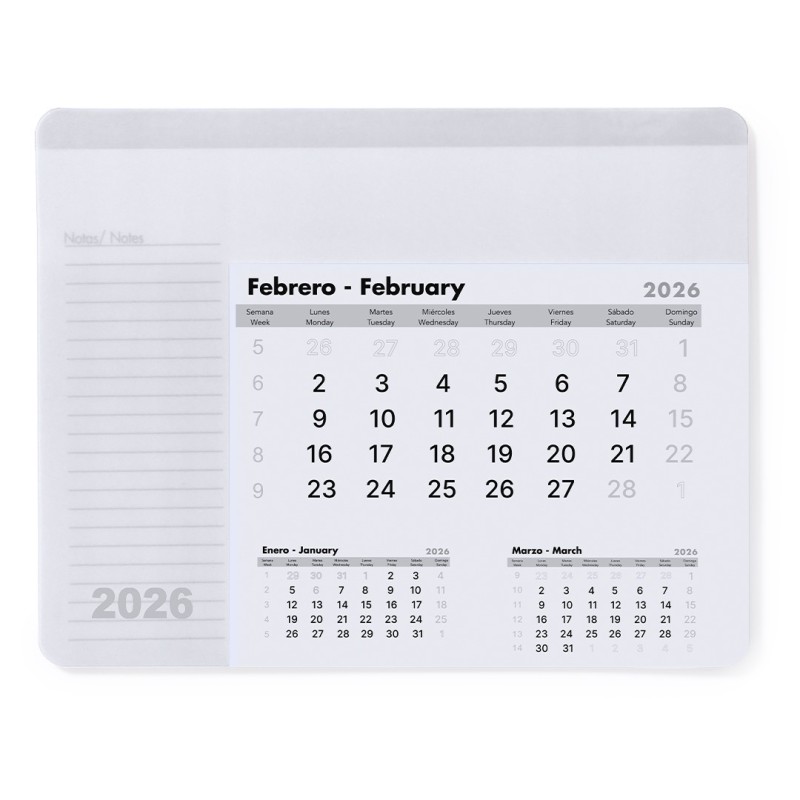 Mauspad Kalender  personnalisé Rendux Mauspad Kalender  personnalisé Rendux
