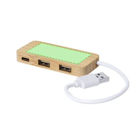 Norman - 1 Port Type C. 2 Ports USB 2.0 | Bambou