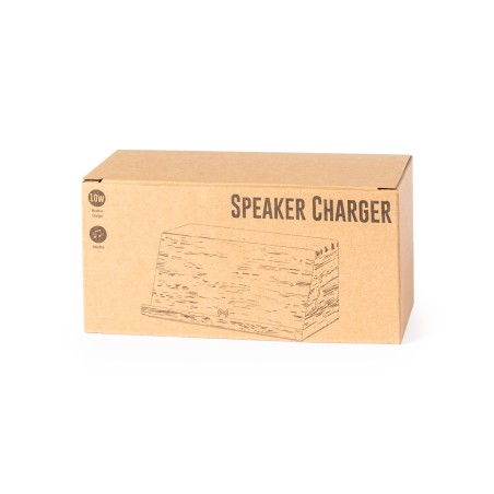 Zaphir - Sans Fil 10W. Connexion par Induction. Puissance Sonore 3Wx2. Batterie 1.200 mAh | Bambou