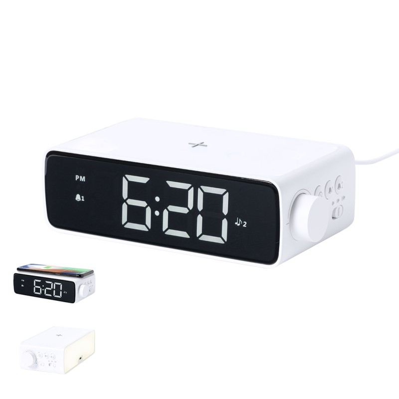 Fabirt - Lampe 36 Leds. Lumière à Intensité Réglable. Chargeur Sans Fil 10W. Connexion Bluetooth