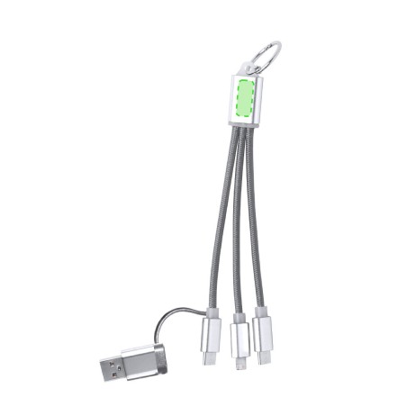 Frecles - Connexion Micro USB, Type C et Lightning 5V DC 2.4A | Aluminium