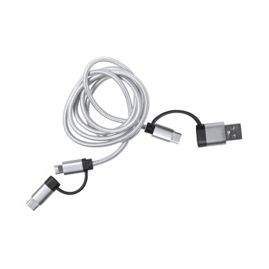 Trentex - Connexion Micro USB, Type C et Lightning 5V DC 2.4A | Alumin