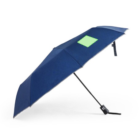 Nereus - 22". Automatisch. Antiwindsystem. Reflektierender. Pongee RPET Etui | Pongee 190T RPET. Fiberglass Rippen