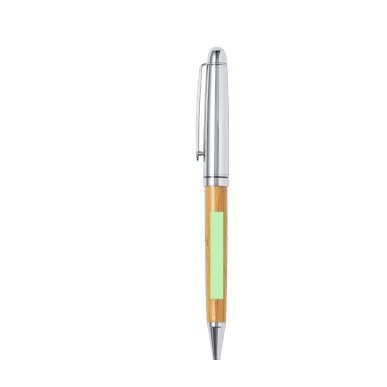 Notium - Kugelschreiber und Roller Pen. Jumbo Mine | Bambus/ Metall