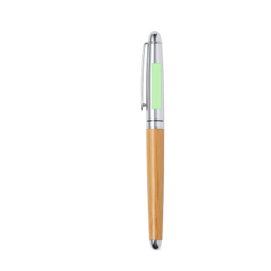 Notium - Kugelschreiber und Roller Pen. Jumbo Mine | Bambus/ Metall