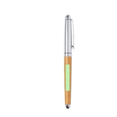 Notium - Kugelschreiber und Roller Pen. Jumbo Mine | Bambus/ Metall