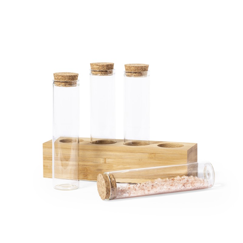 Tumber - 4 Pièces. 70 ml | Verre Borosilicate/ Bambou/ Liège Tumber - 4 Pièces. 70 ml | Verre Borosilicate/ Bambou/ Liège