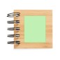 Feros - 75 Haftnotizen 5 x 7 cm. 125 Mini Haftnotizen 1,5 x 5 cm | Bambus